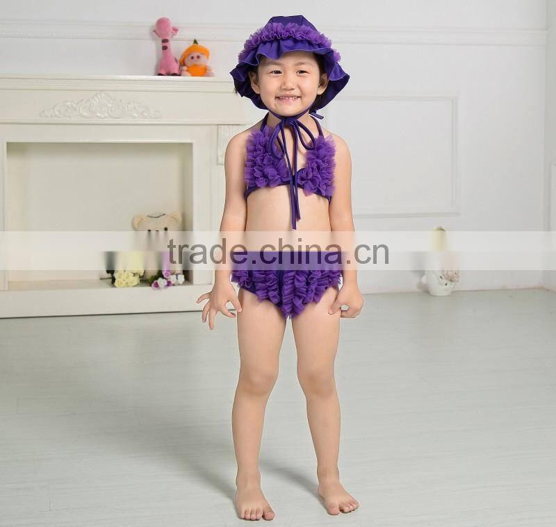 2017 Baby summer beach clothing set baby bikini kids swimwear fashion swimming wear for children