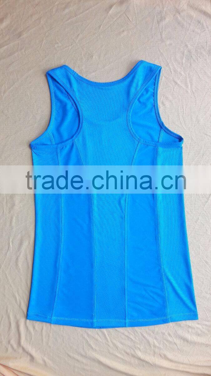NEW DESIGN 2016 OF WOMEN TANK TOP , HEATHER FABRIC 92% POLY-8%SPANDEX
