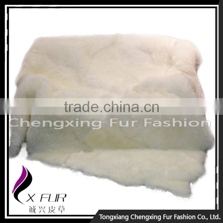 CX-D-120 Hot Sale High Quality Custom Sheep Fur Blankets