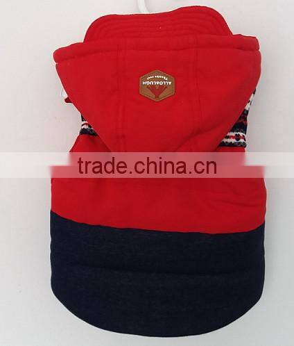 kids cute red navy short sleeve cotton padded