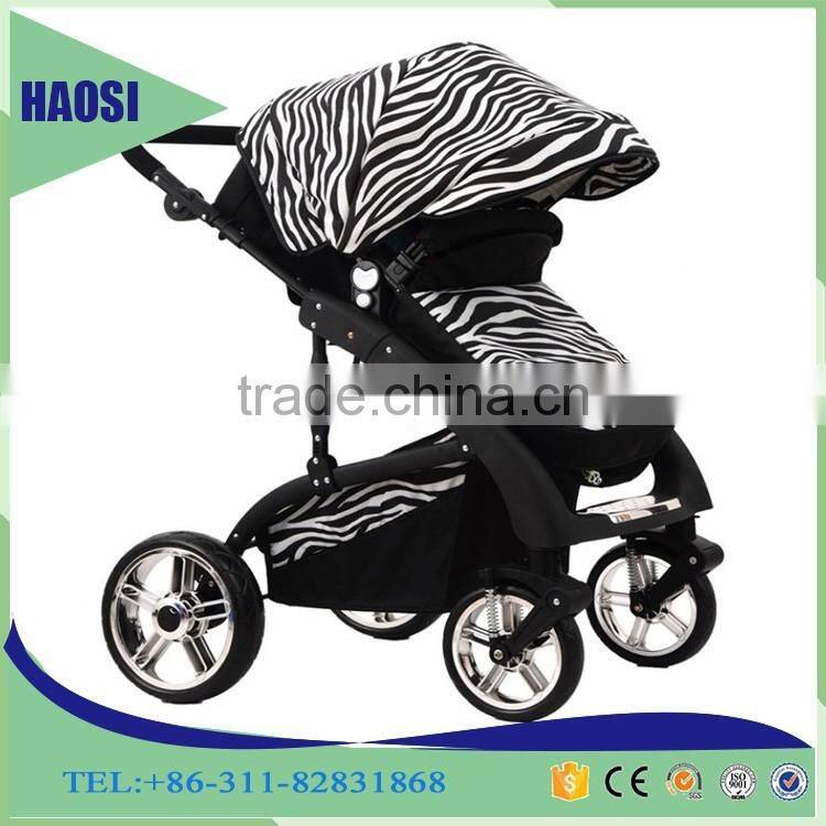2016 Alibaba online hot sale baby car seat carriage 3 in 1 multi-functional baby stroller with Baby carry basket