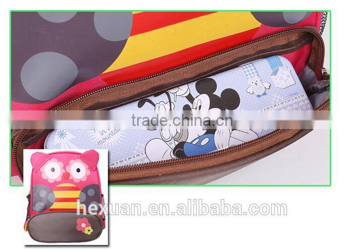 8 designs stocked or OEM, Children Kids Baby Cartoon Backpack Export School Bags