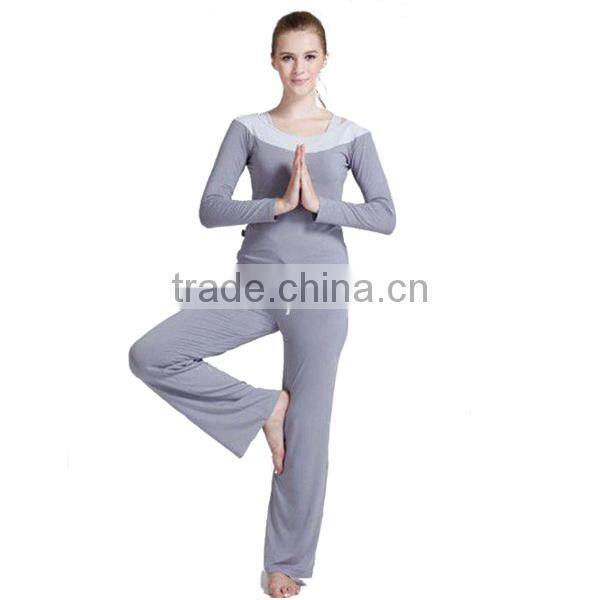 wholesale sport clothes,3-piece yoga wear,tank top,t-shirt and pant