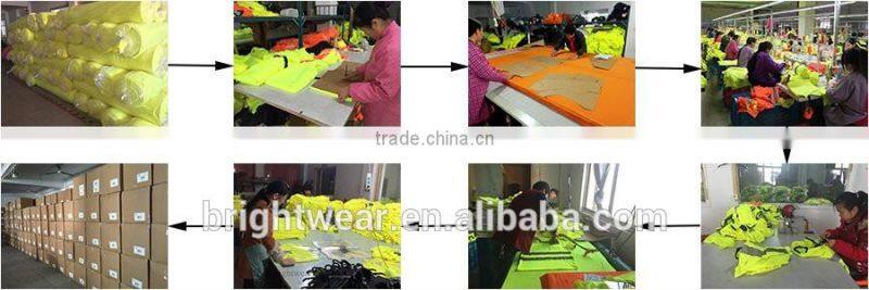 100% polyester inner brush fleece hi vis sweatshirt meet EN ISO20471