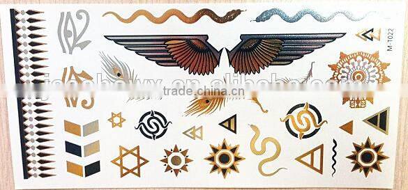 2015 Alibaba Wholesale Metallic Tattoo Sticker