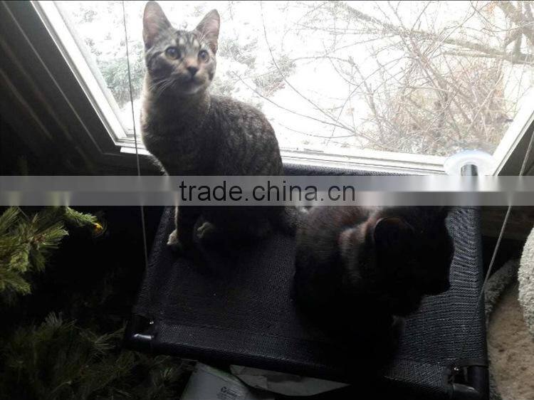 R1920H Soft Flock cat chair tree Hammock bed luxury cat cage hammock washable Cat Kitty plastic Bed mat litter hanging bed