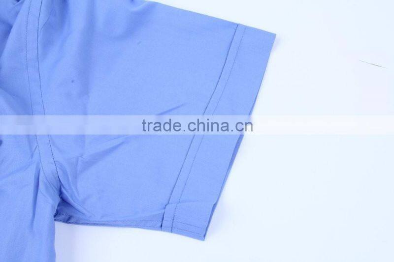 plain blue customs uniform shirts