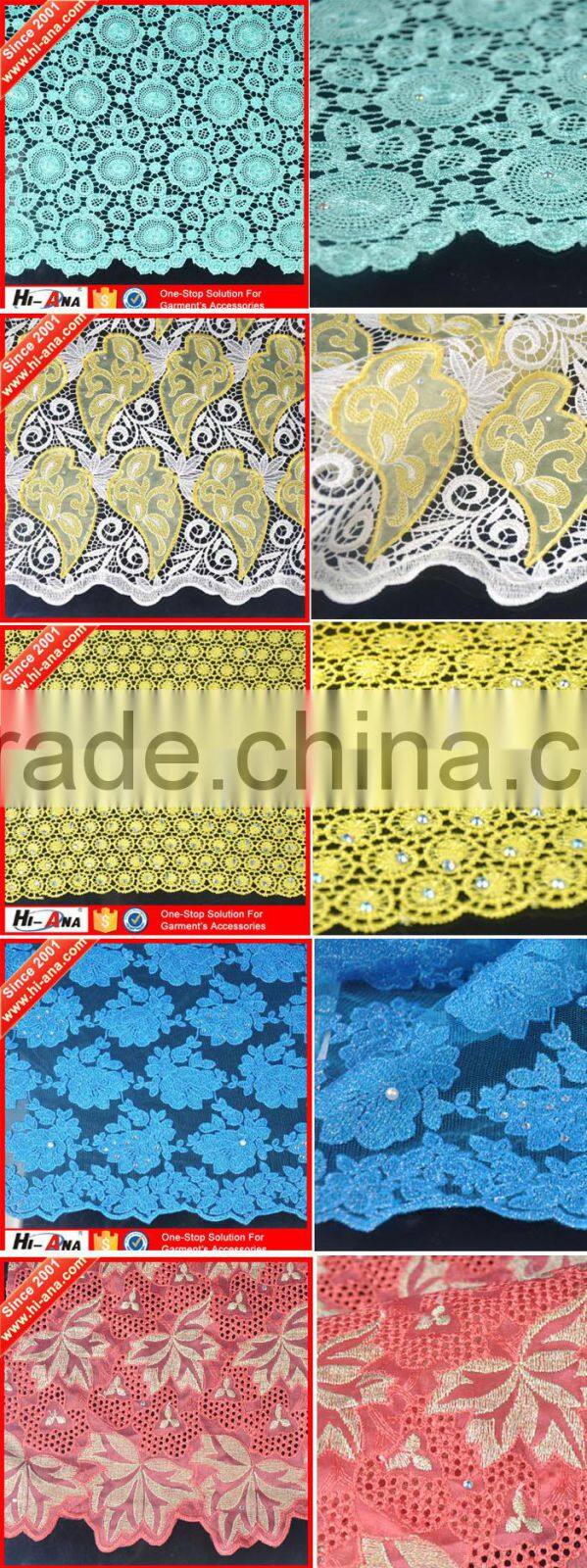 cord guipure lace fabric wholesale,african lace fabrics,chemical lace embroidery fabric