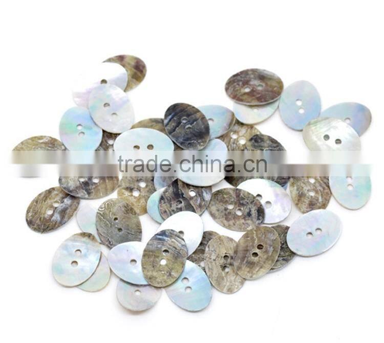 Natural color two hole natural shell buttons wholesale