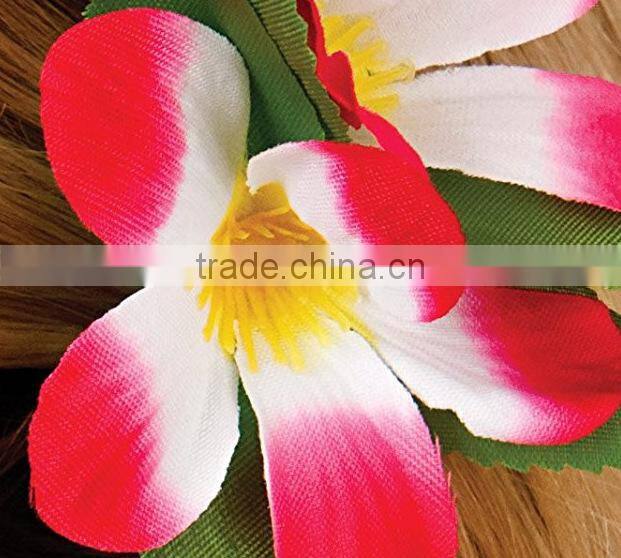 Hawaii Flower Necklaces Hula Lei Garland For Party Dance Plumeria Flower lei Leaf Shape