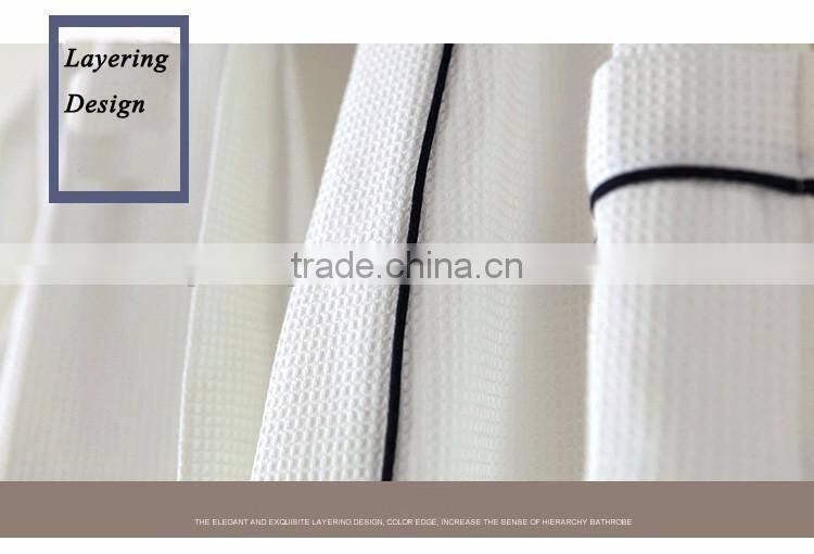 Fancy bathrtobe cotton robes waffle