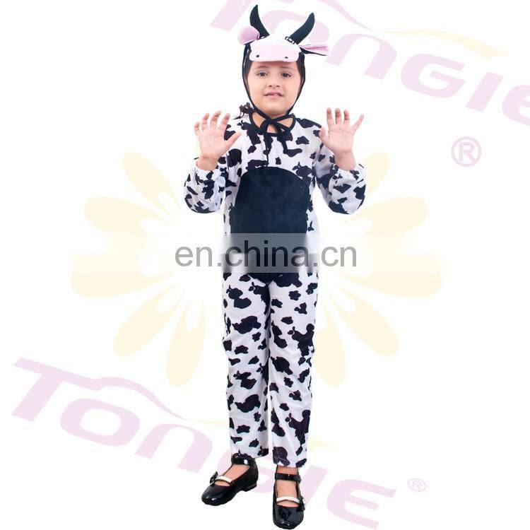 Wholesale animal cosplay custumes for kid cow mascot costume for carnival