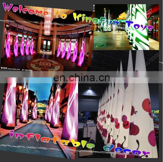 Magical ground inflatable led ball