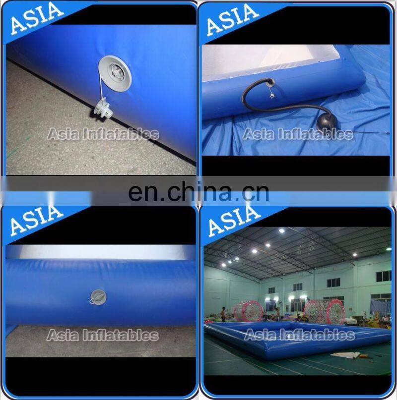 Giant 25m Rectangle inflatable swimming pool with slide for equipment water park