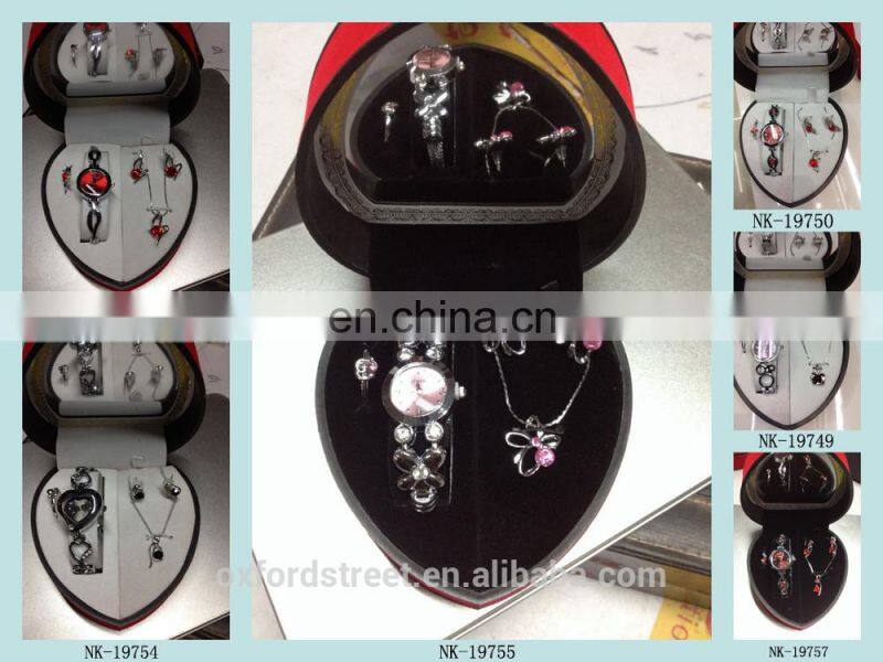 2015 Alloy watch Jewelry set