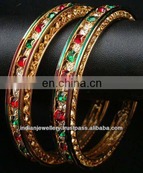 Meena enamel jewelry bangle manufacturer, meena enamel jewellery bangles exporter