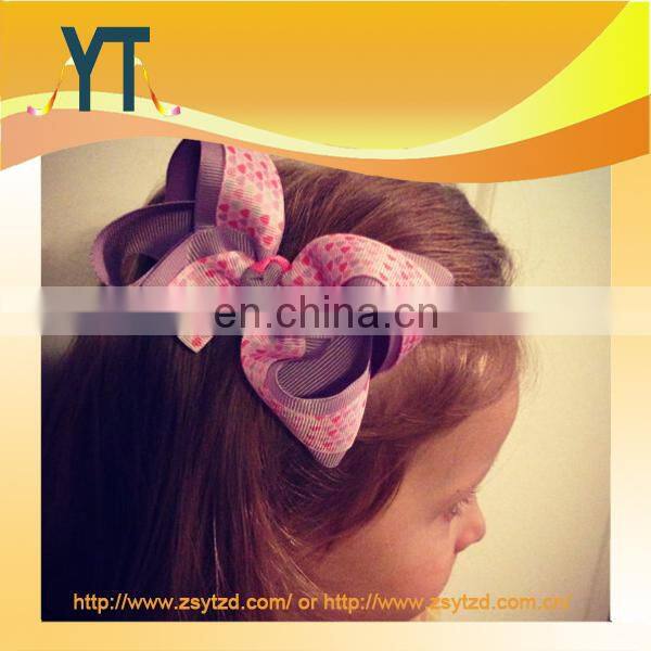 Top Grade Double Satin Big Hair Bow/Barrette/Hair Pin