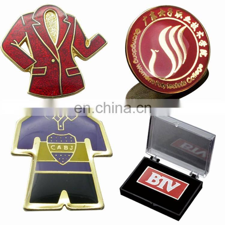 New design colorful custom metal pins soft enamel with fashion design logo