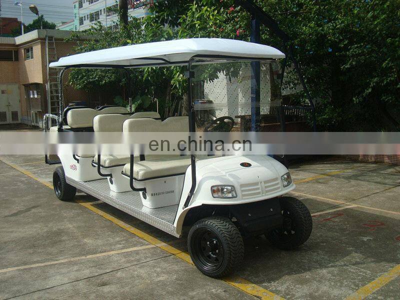 AGM BATTERY power new electric shuttle bus for sale with 4.4KW 48V motor