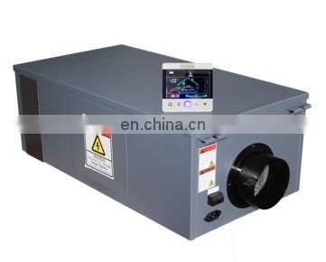 Wall mounted dehumidifier machine for reducing humidity