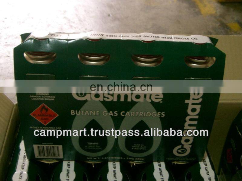 BUTANE GAS CARTRIDGE RVR 220GR - EXPLOSION PREVENTION, NOZZLE TYPE