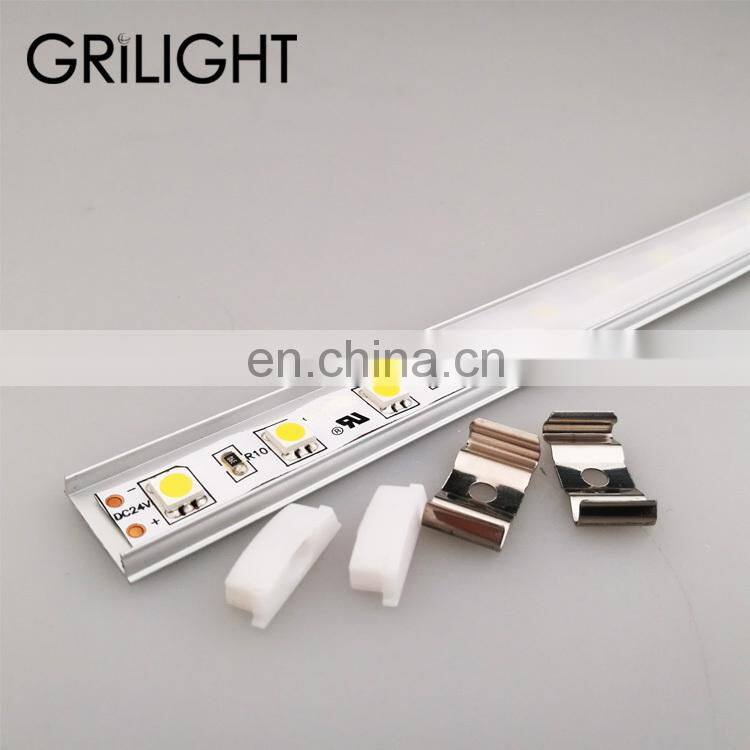 Grilight 6063 extrusion led strip light curved aluminum profile