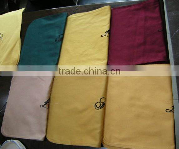 100% cotton double layers hotel buffet place mat embroidered logo dining table mat tray mat