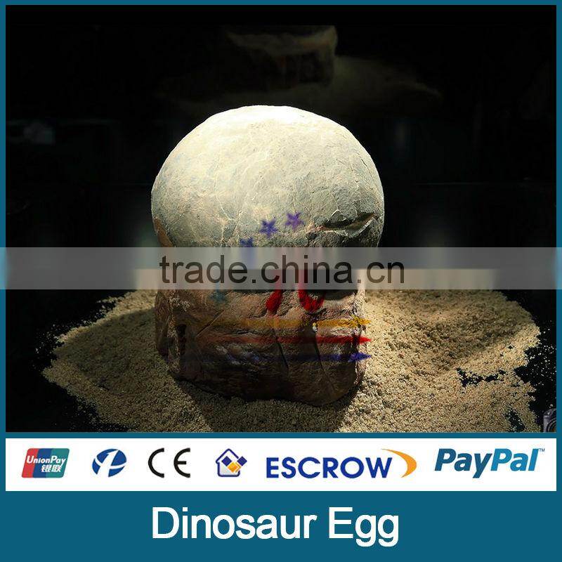 JLDE-0188 hot sell museum dinosaur egg model fossil
