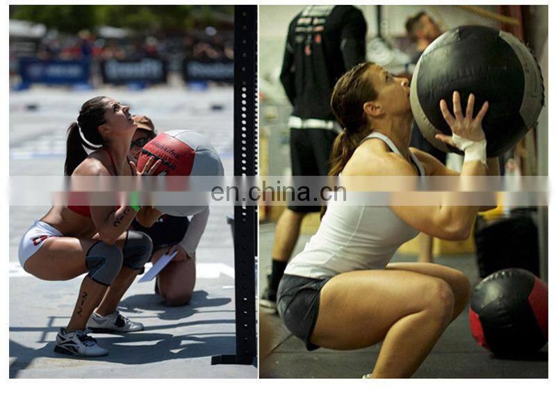 Factory direct gym PU leather soft medicine ball