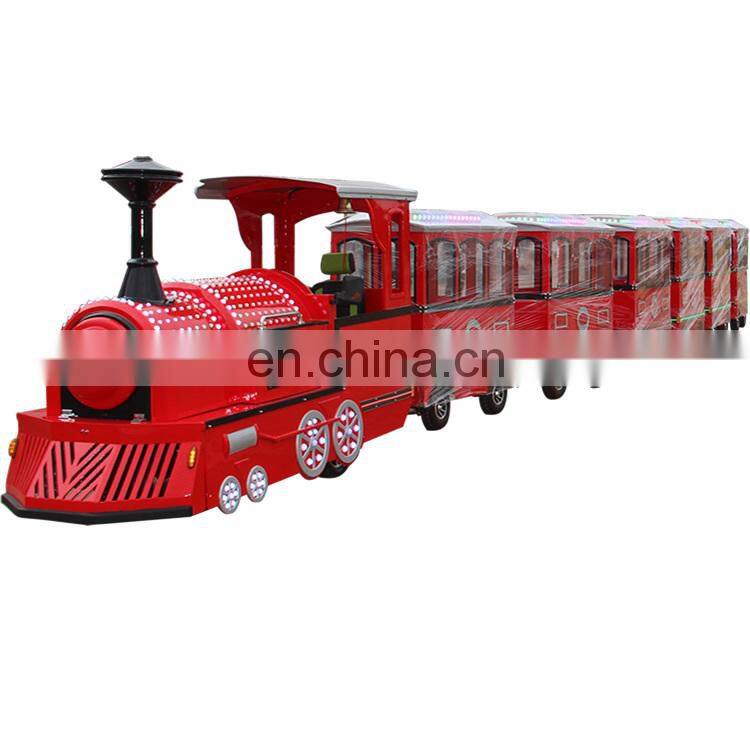 18 seats trackless train amusement ridse equipment children's electric train for sale