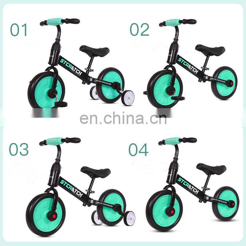 Cheap factory product 2 IN 1 kids steel balance bike children bicycle