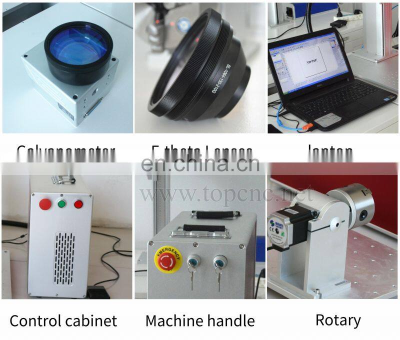 Most popular China 20W 30W 50W 100W CO2 / Yag / Fiber Laser Marking Machines for metal