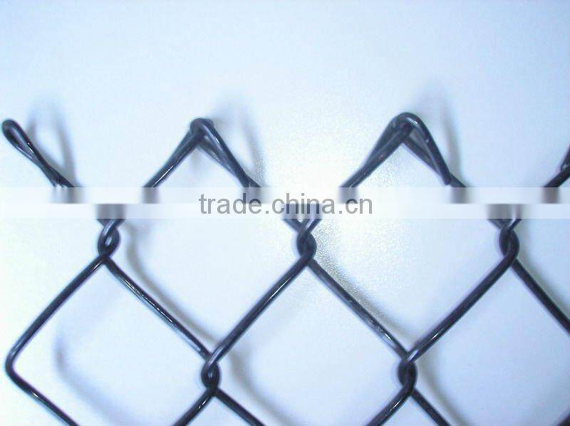 diamond galvanized fence netting( chainlink fence)