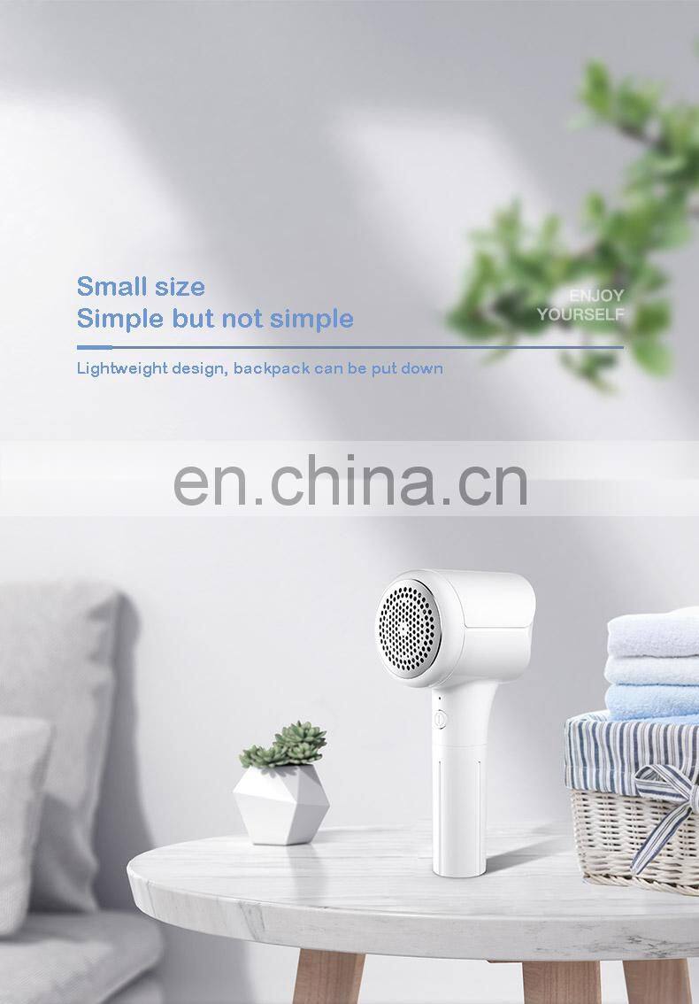 2021 PRITECH Compact Size Rechargeable Usb Charging Cable Portable Lint Remover Clothes