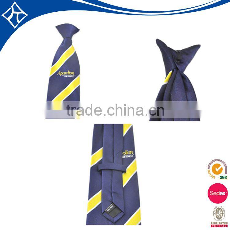 Custom clip-on tie manufacturers,clip tie with customized logo