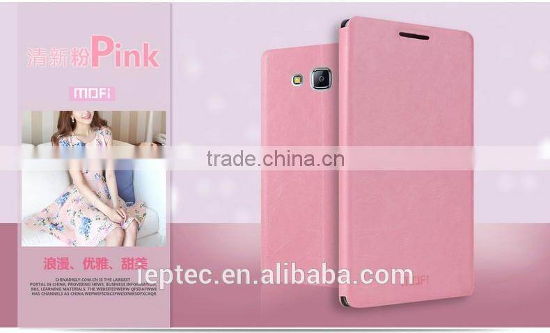 Case for Samsung Galaxy J5 case MOFi original flip leather cover for Samsung J500F case silicone phone coque silicon