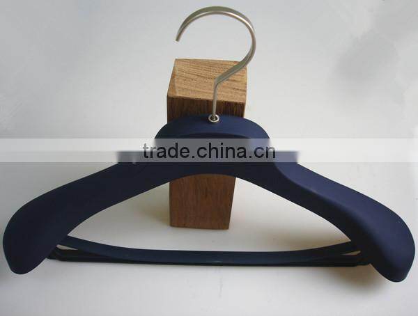 FP-868 Good quality plastic cloth hanger for men suit