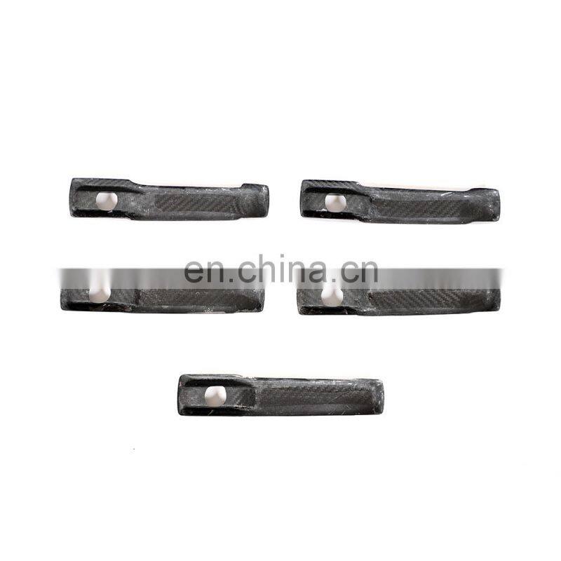 Modify Luxury G Class G500 G55 G63 G65 Dry Carbon Fiber Side Door Handle Covers For Mercedes Benz W464 W463 A G-Class Wagon G63