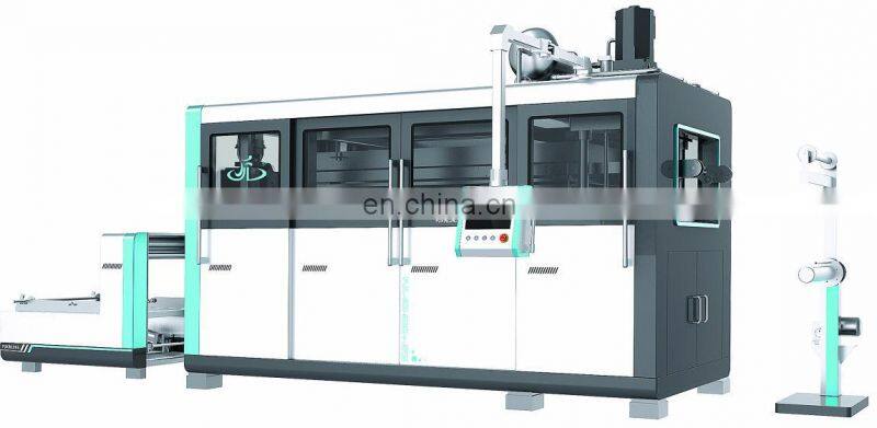 Hydraulic Thermoforming Disposable plastic food container cup making forming Machine
