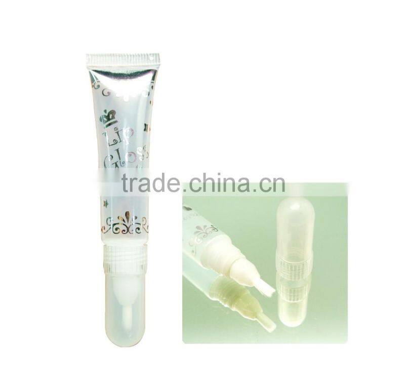 dia 16mm lipstick cosmetic tube with white lip brush