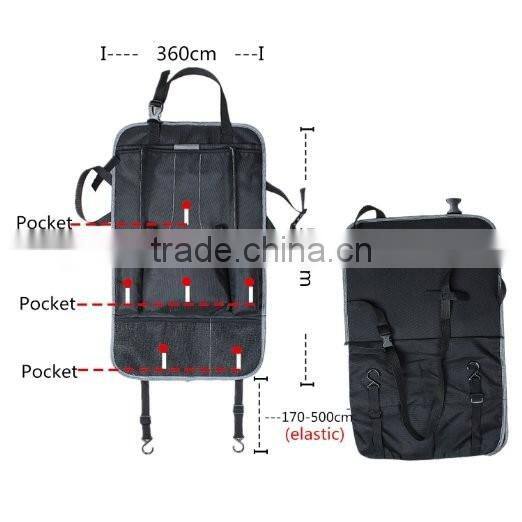 Durable Multi-pockets Vehicle Seat Back Cover Protector car seat organizer