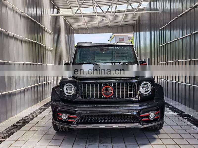 Runde Resin Carbon Fiber For Mercedes-Benz G-CLASS W463 W464 G500 G350 G63 Mansory Style Body Kit Front Bumper Rear Bumper Hood