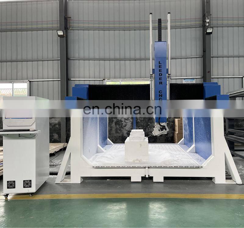 1530 5axis foam EPS carving cutting machine cnc router Syntec control system