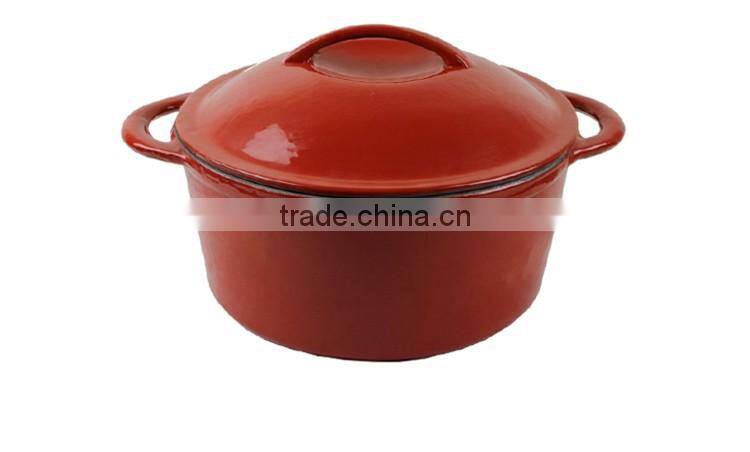 Multi Color die enameled Cast Iron Cookware TR1004 seasoning