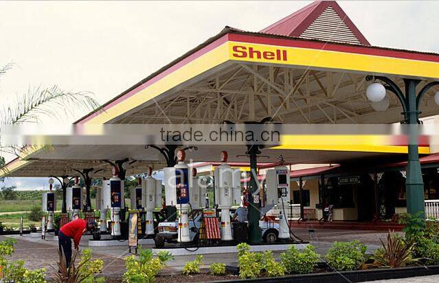 New design galvanized steel fabrication fuel filling station