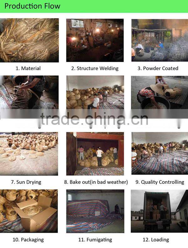 handmade rattan wicker ball lampshade