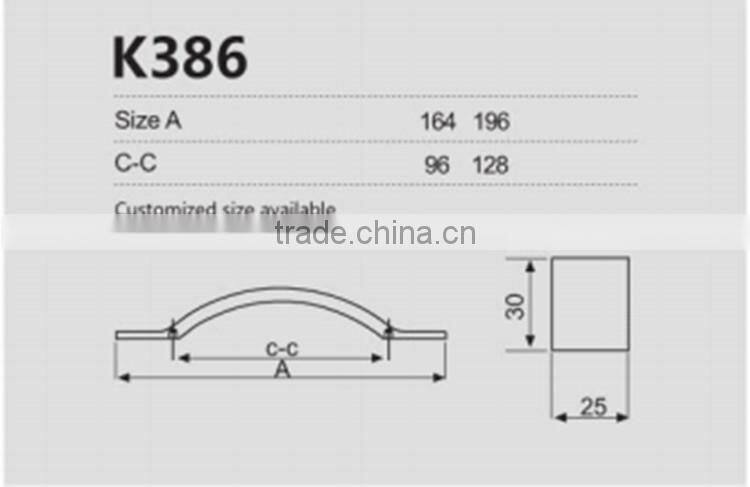 Furniture Fitting Kitchen Cabinet Handle Customized Size
