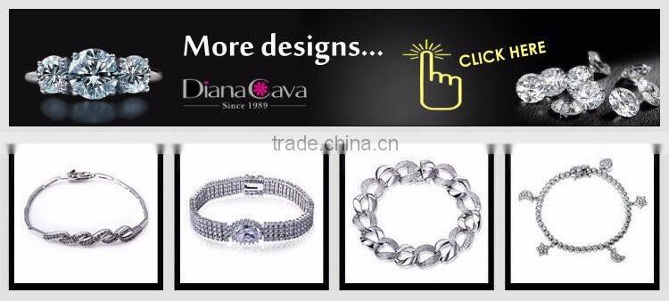 2016 Trendy Item Give Away Brass Jewelry Cc Crystal Clear White Gold Bracelet