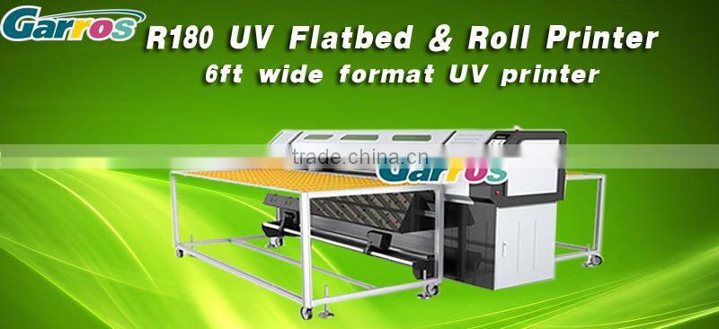 UV Glass Flatbed Printer UV 1852 Printhead UV Printer Large Format UV Printer