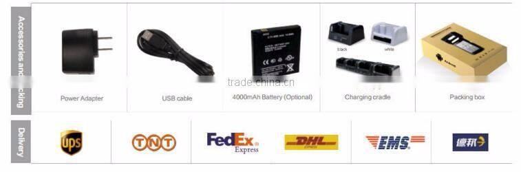 2D barcode scanner thermal printer with UHF RFID reader module